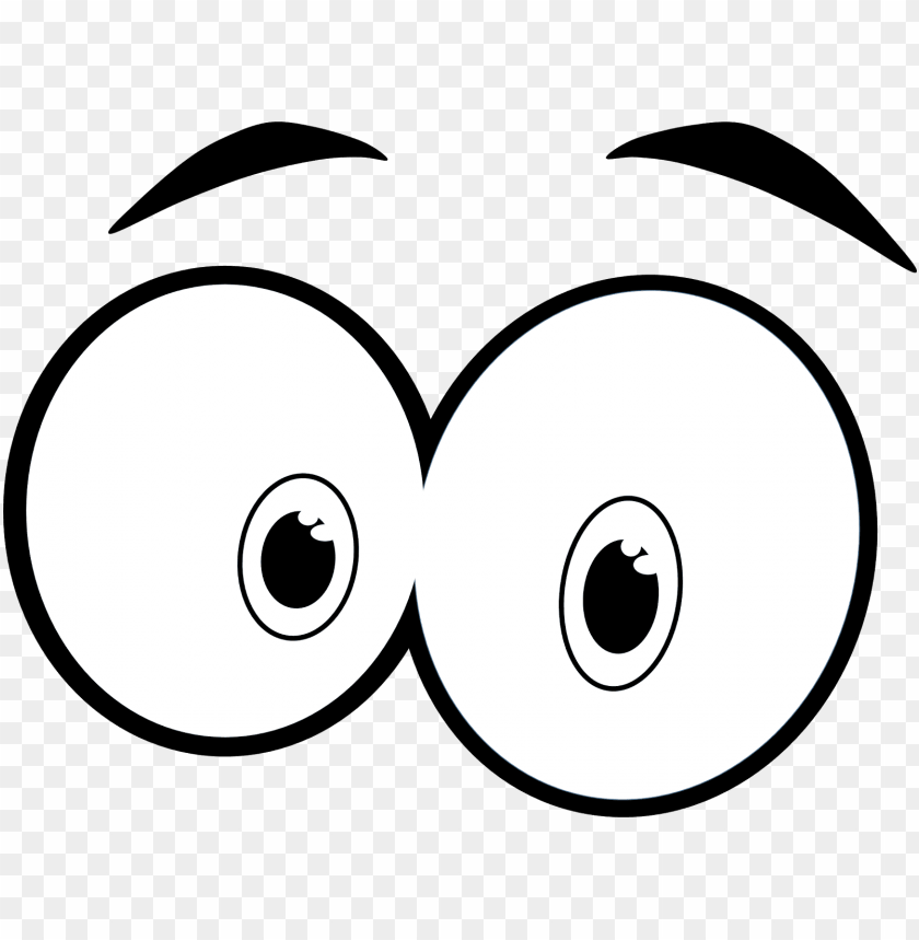 Surprised Eyes Clipart - Free Downloadable PNG for Design & Animation