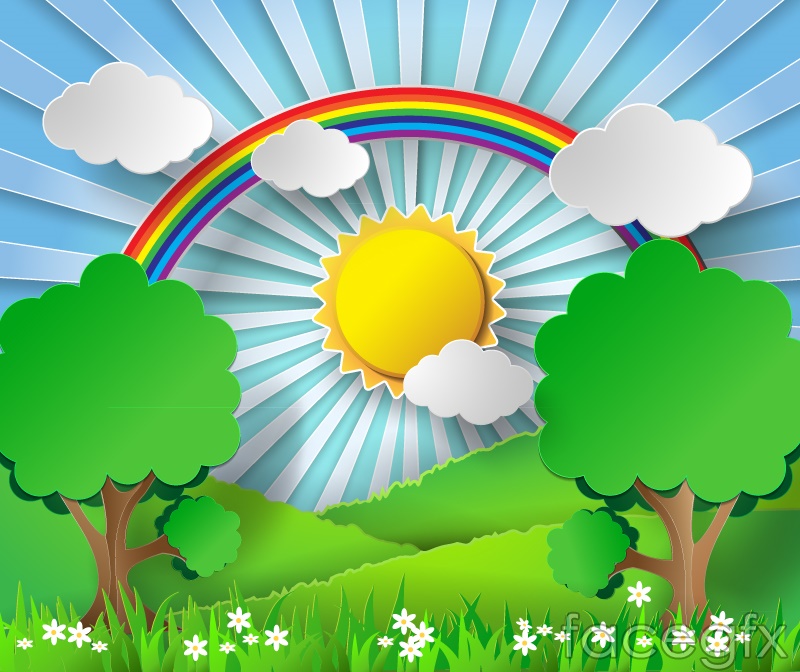 Nature Scenery Stock Vector Illustration and Royalty Free Nature - Clip ...