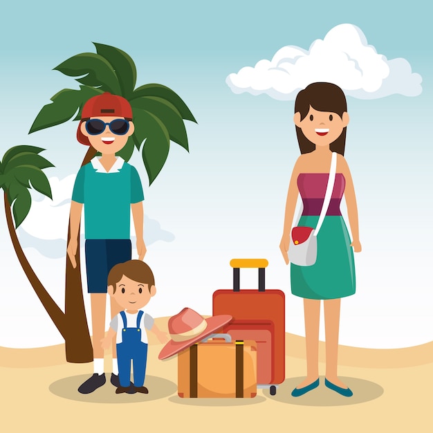 Family Beach Vacation - Travel Inspiration & Packing Tips