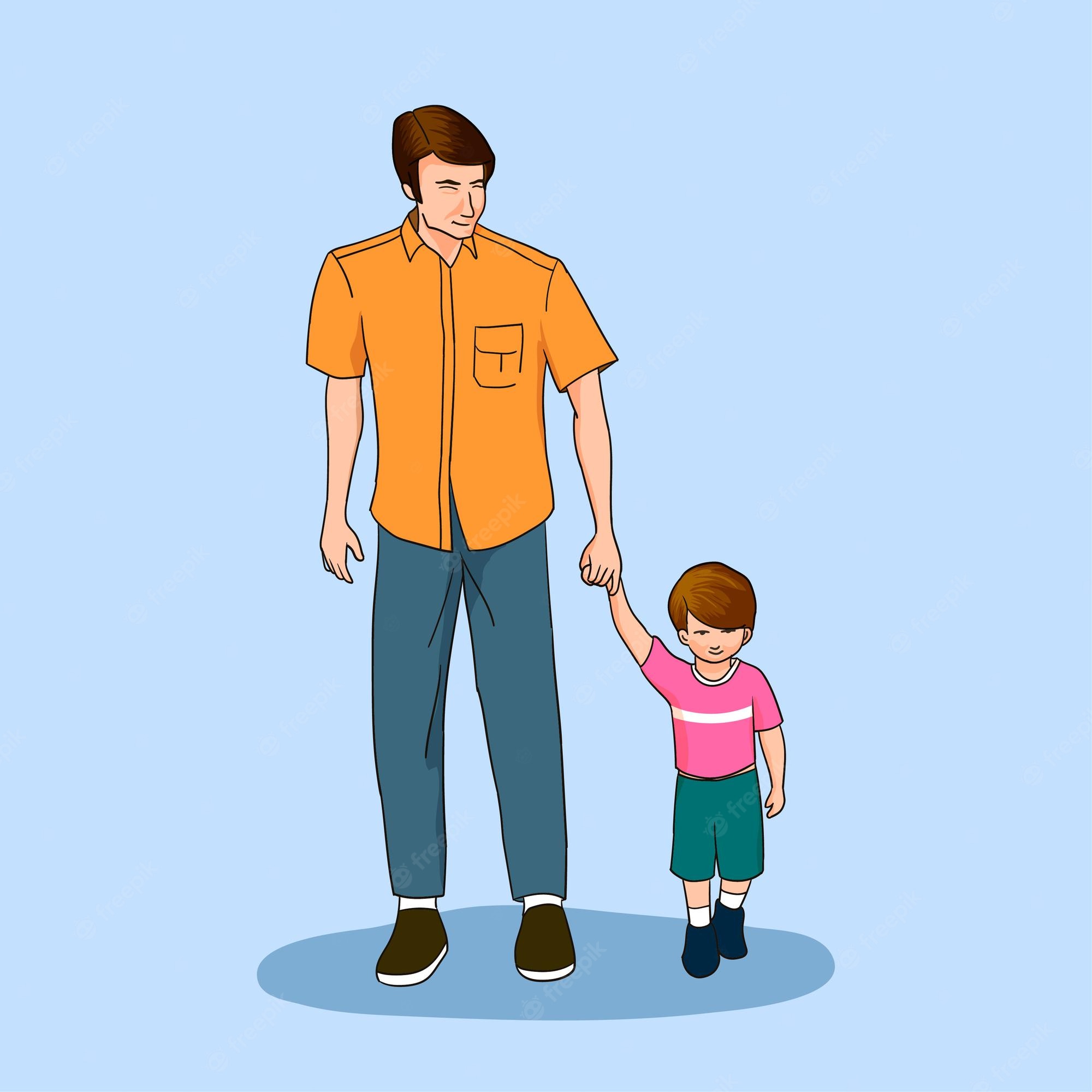 260 Father Son Walking To School Illustrations Royalty Free Clip Art Library