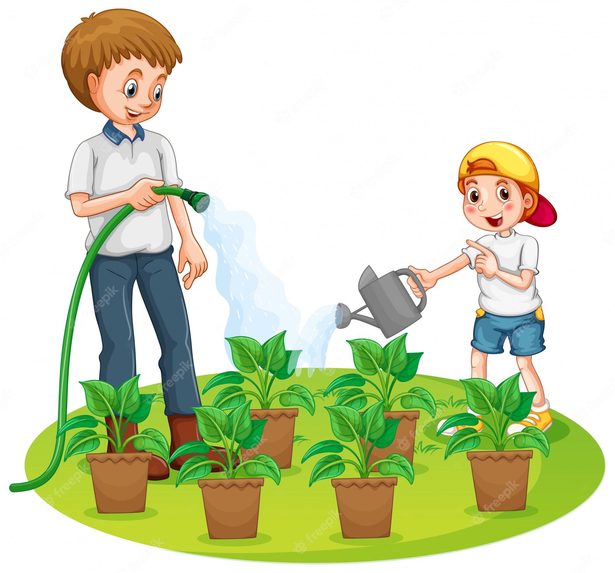planting gardens - Clip Art Library