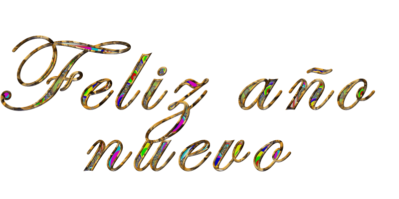 Feliz Año Nuevo - Spanish New Year Greeting Image