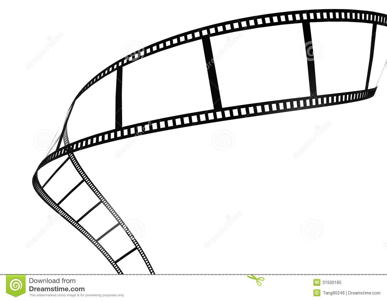 Film Strip Vector Image - Free Download for Media & Design Projects