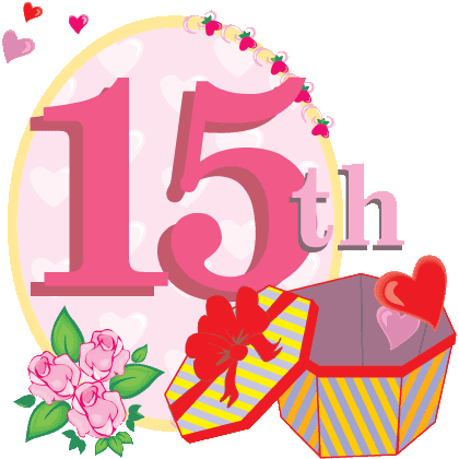 15th anniversarys - Clip Art Library