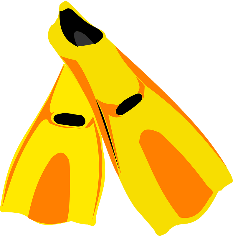 Yellow Swim Fins - Premium Snorkeling & Diving Gear for Adults