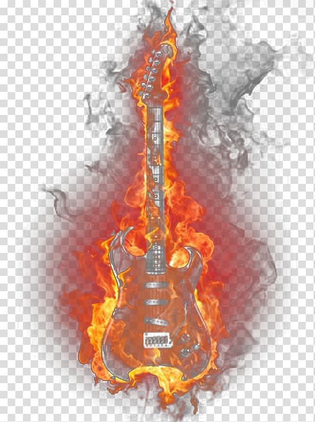 flaming guitars - Clip Art Library