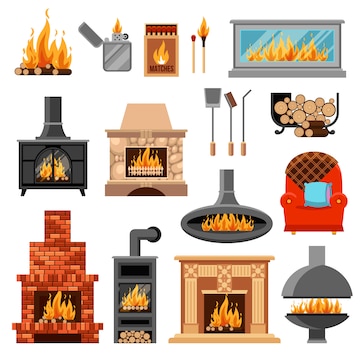 Fireplace Types & Accessories - Visual Guide for Home Heating Solutions
