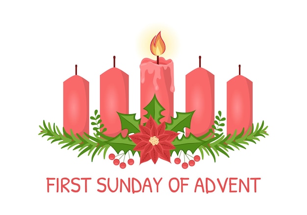 Free Advent Wreath Clip Art - Advent Candle Transparent PNG - Clip Art ...