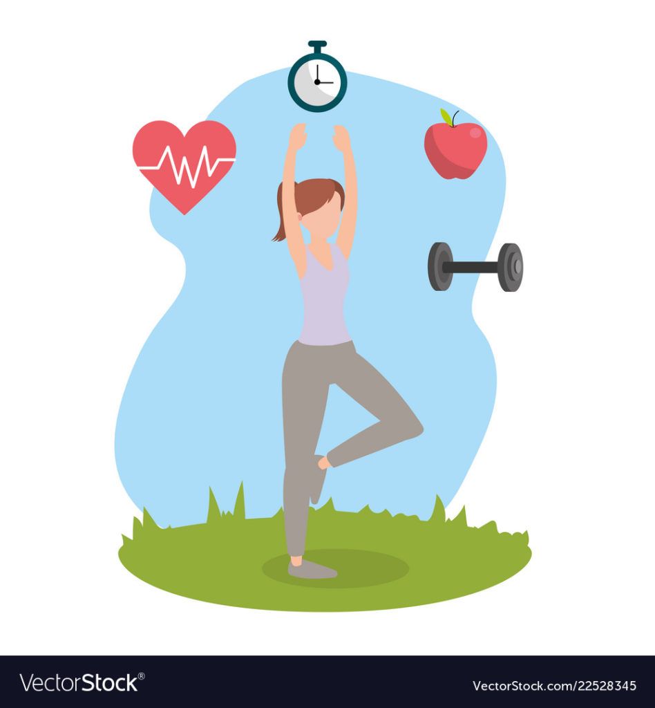 Health Fitness Cartoon Royalty Free Vector Image - Clip Art Library