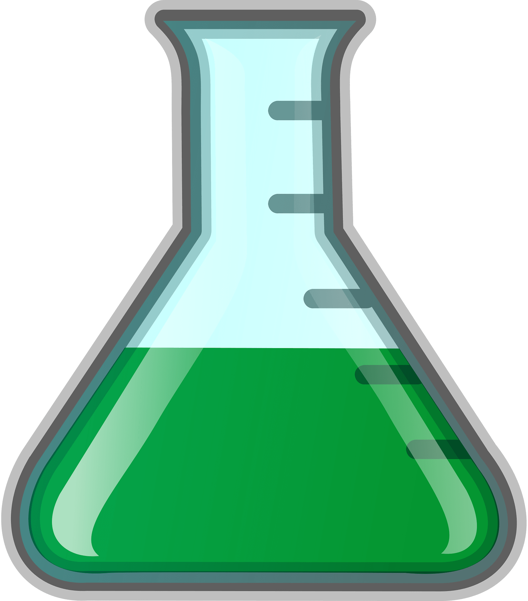 Erlenmeyer Flask Coloring Page - Conical Flask Clip Art, HD Png - Clip ...