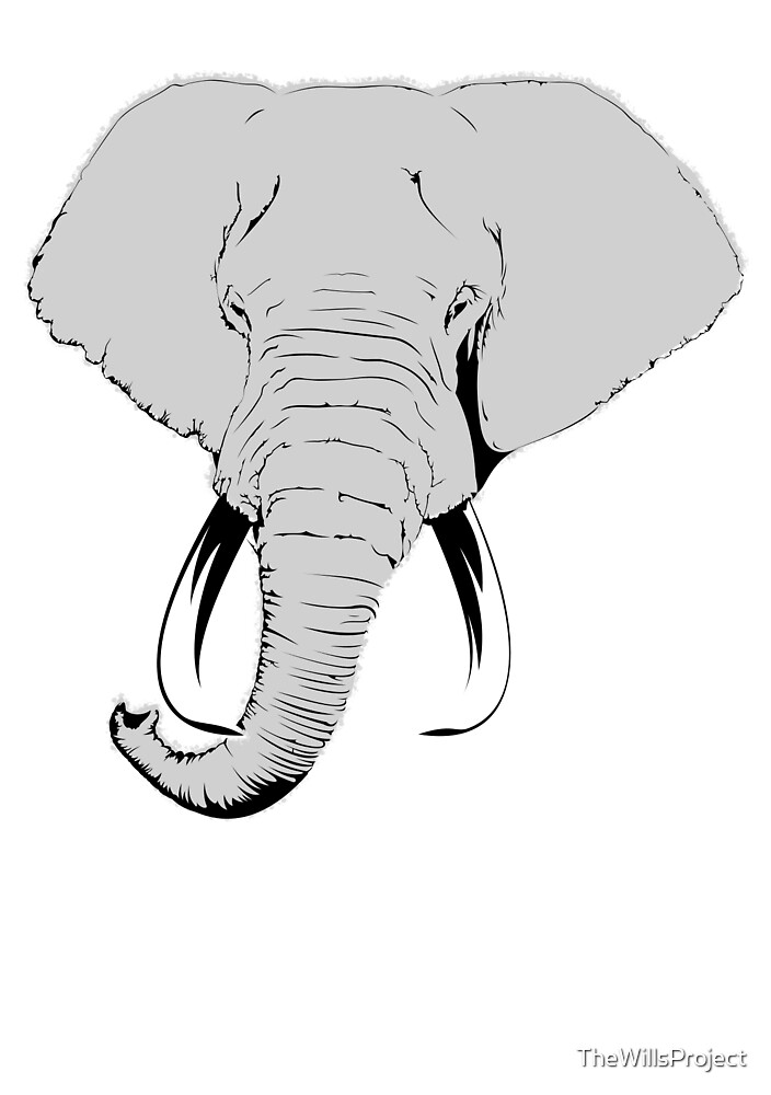 Plain Elephants - Clip Art Library