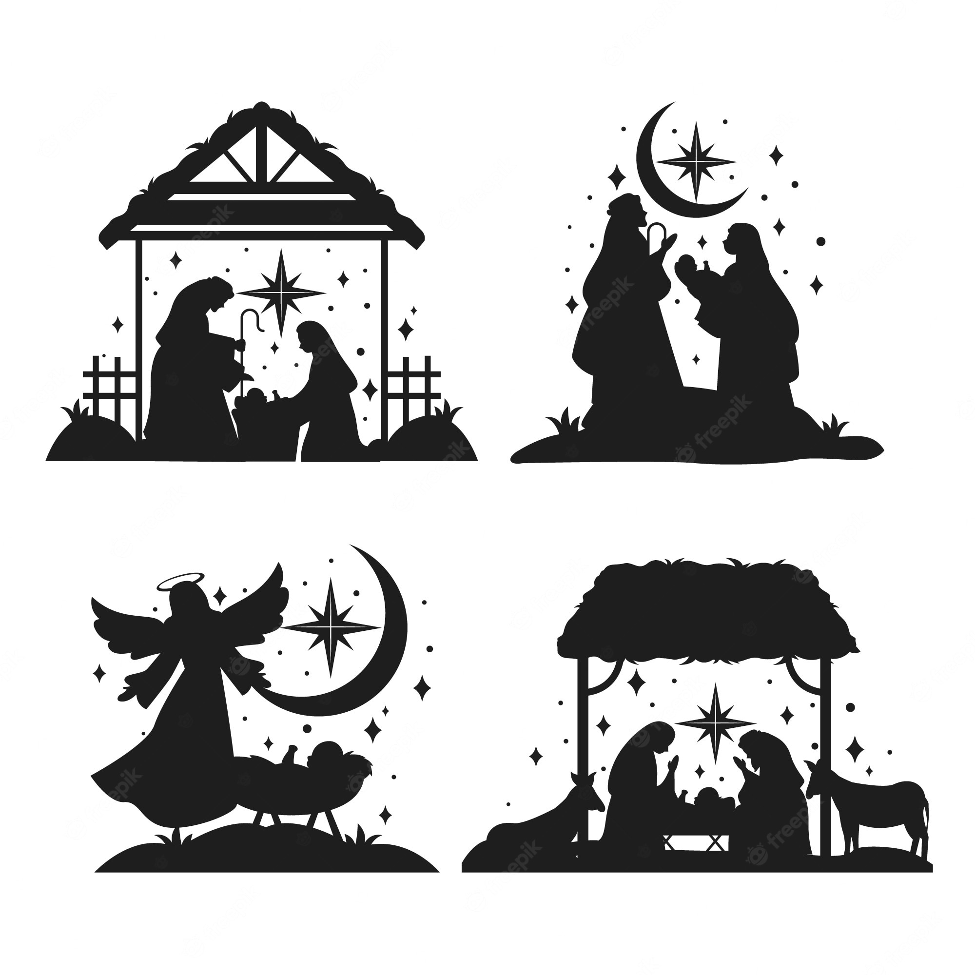 Free Manger Silhouette Cliparts, Download Free Manger Silhouette - Clip ...