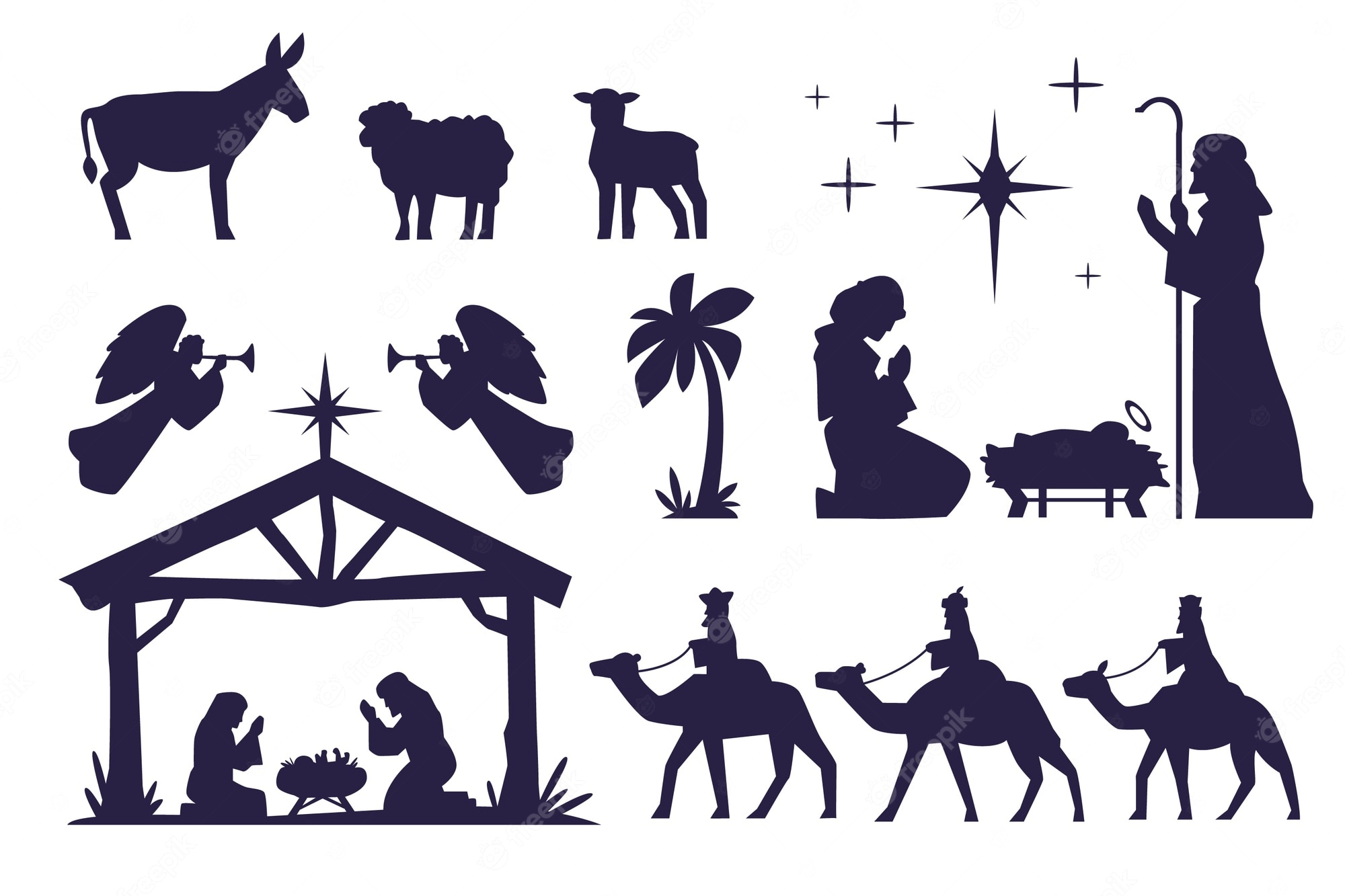 free nativity scene - Clip Art Library