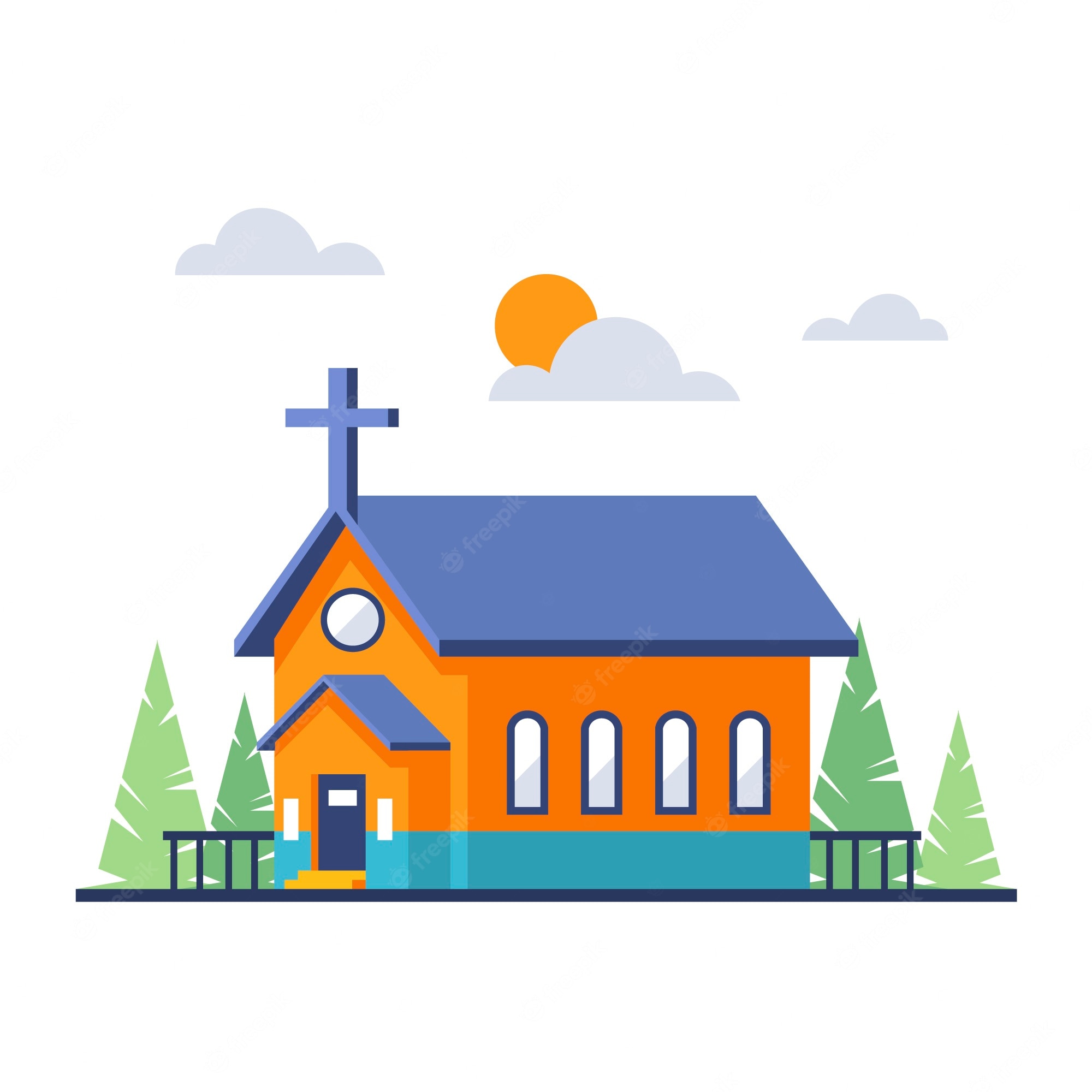 Church Buildings Clip Art Library