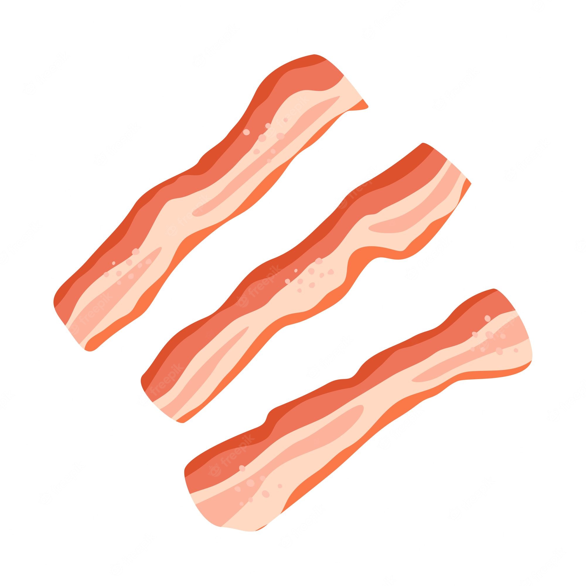 bacon slices - Clip Art Library