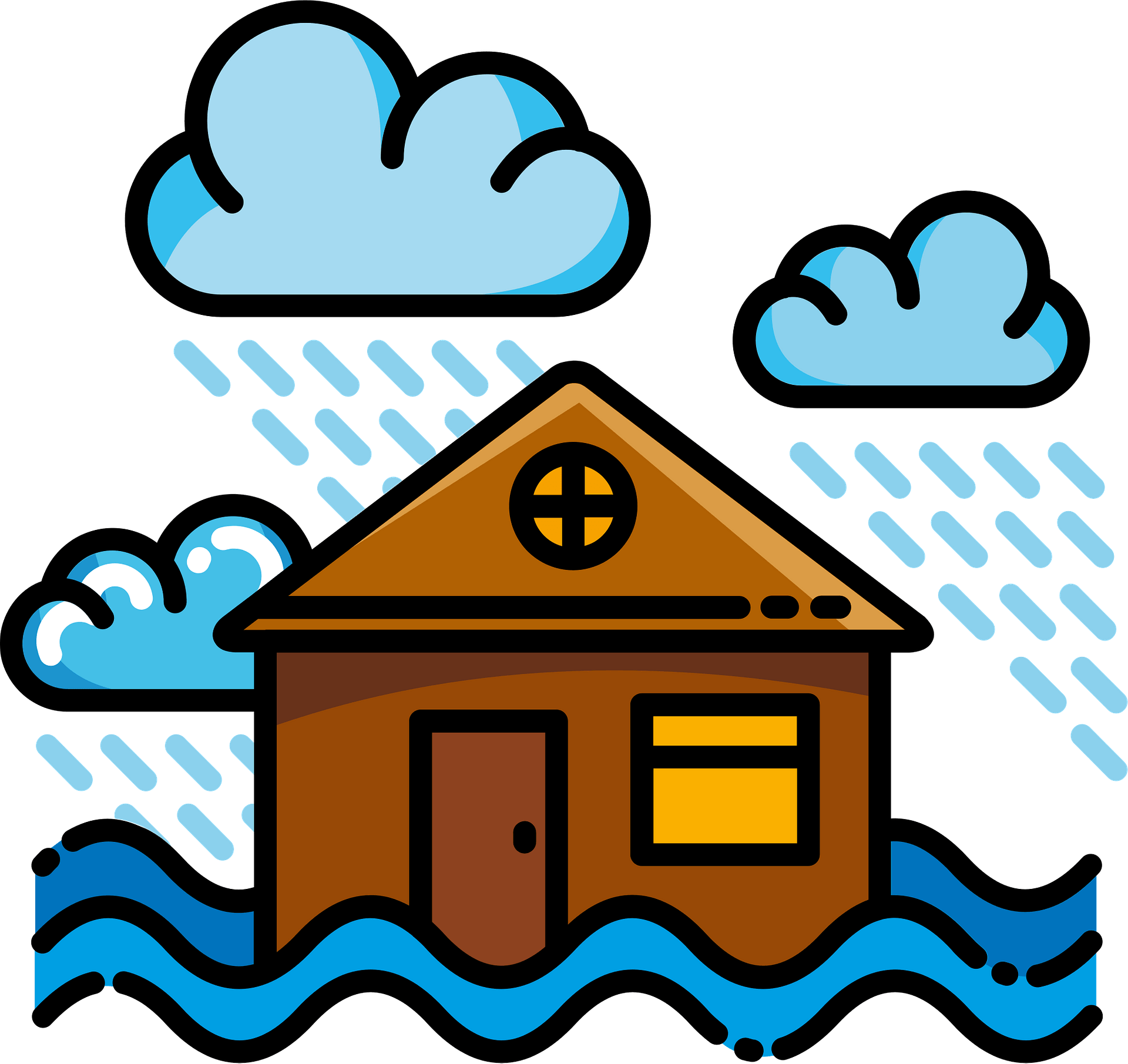 flash flood clipart