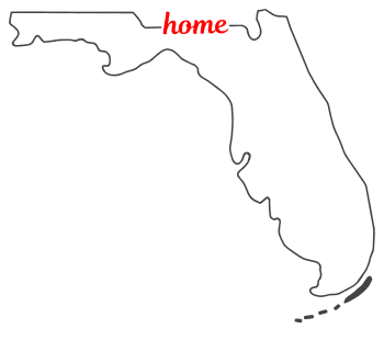 Florida Map Outline - Your Home in the Sunshine State