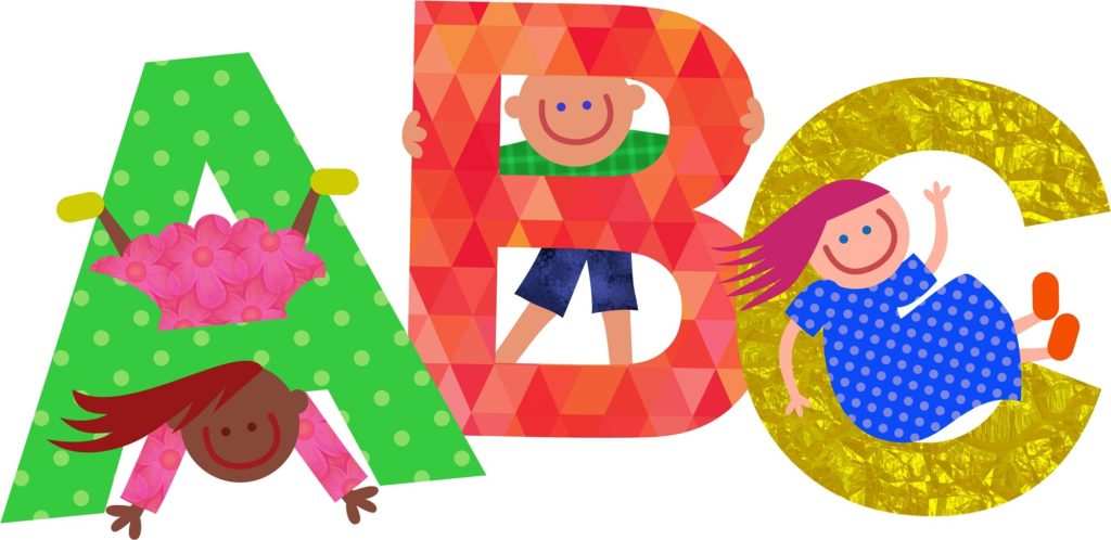 ABC Learning Fun for Kids - Playful Alphabet Illustration