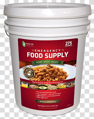 Emergency Food Supply Bucket - 275 Servings, Long-Term Shelf Life