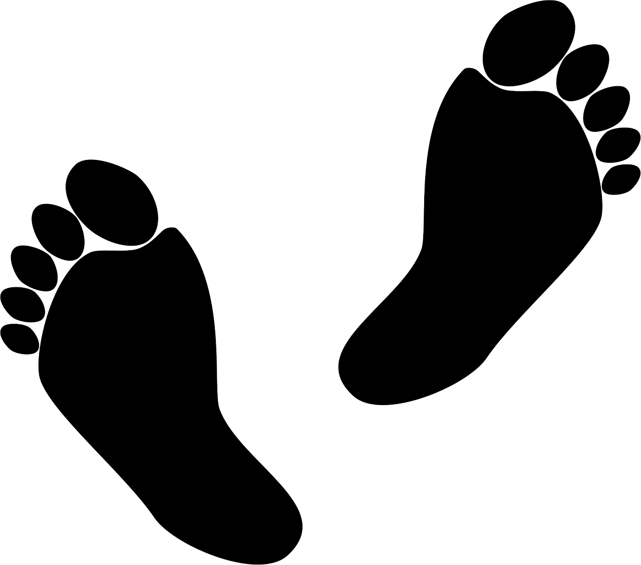 Footprint Trail Clipart - Footprints Clipart - Free Transparent - Clip ...