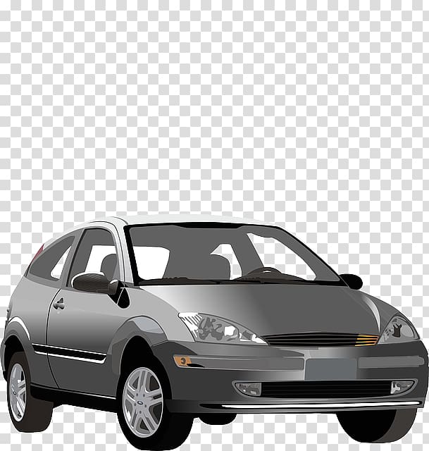 Compact Hatchback Car Illustration - Free PNG Download