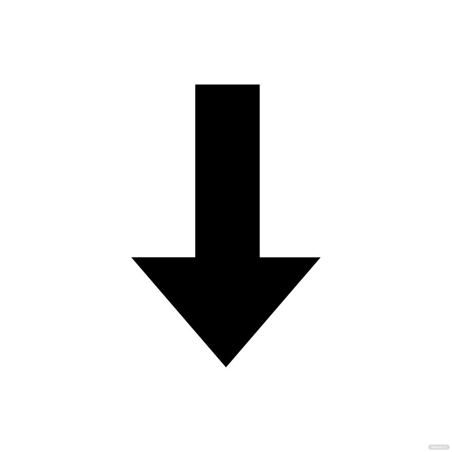 arrow downs - Clip Art Library