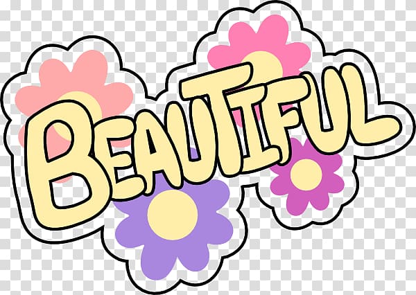 Beautiful Floral Typography Design - Free PNG Clipart