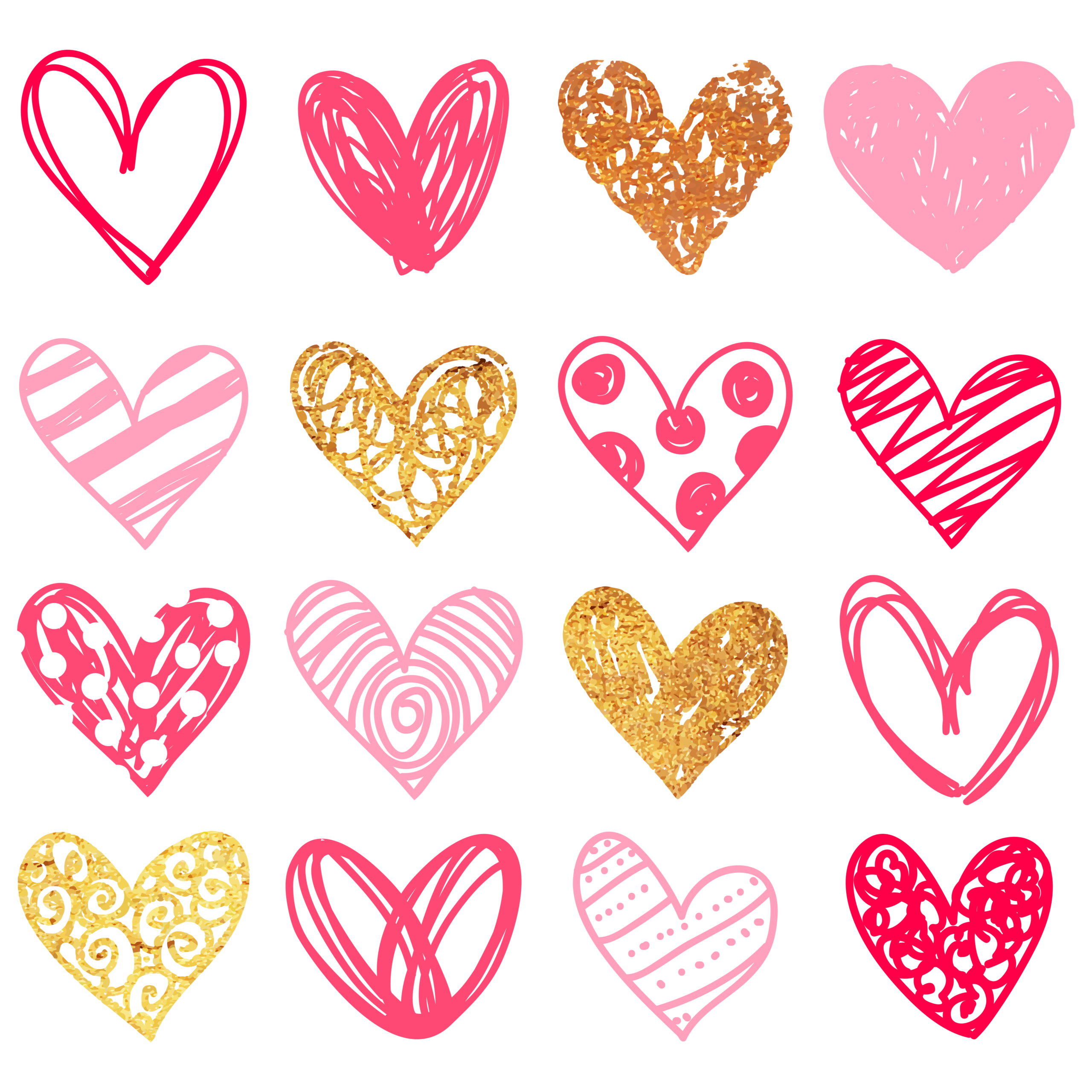 Two Red Hearts PNG Clipart - Best WEB Clipart