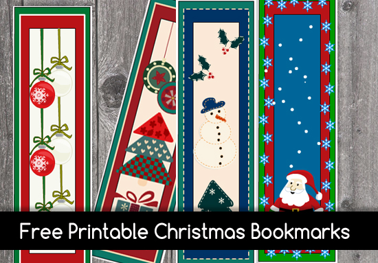 Free Printable Christmas Bookmarks - Festive Holiday Crafts for Kids & Adults