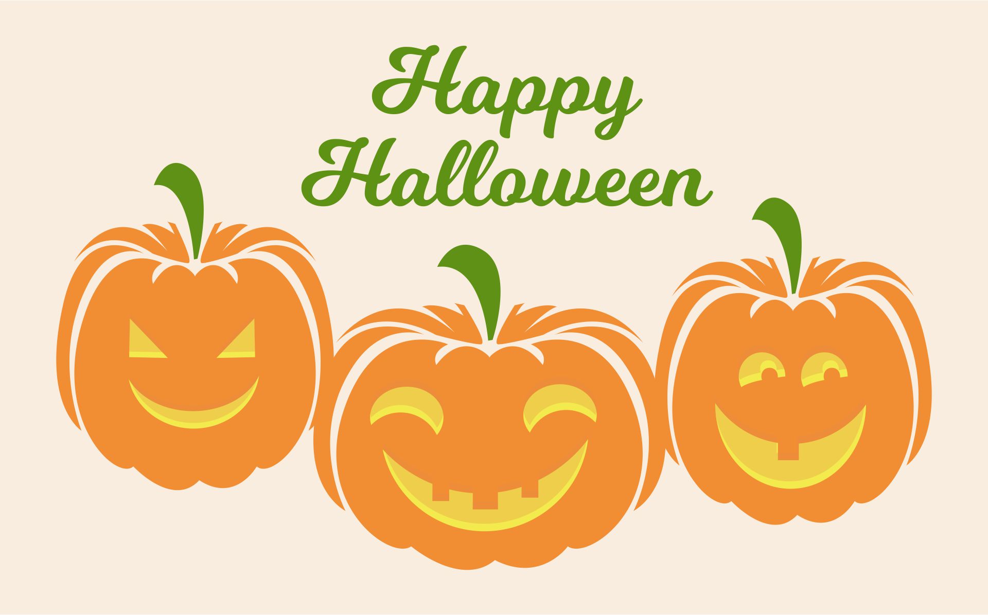 Happy Halloween Pumpkin Clip Art Transparent PNG - 520x240 - Free ...