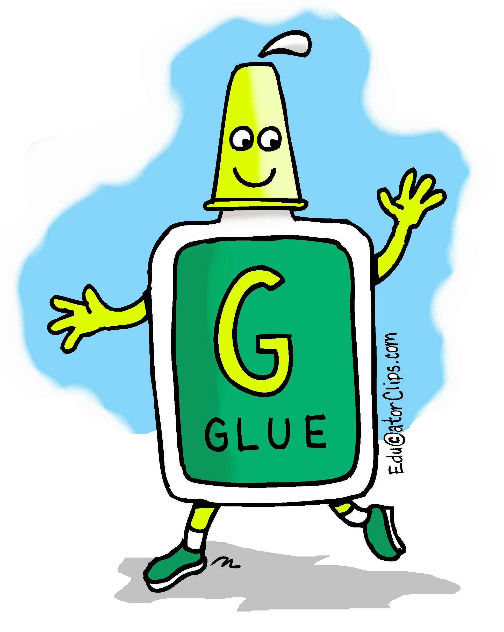 FREE School Glue Clipart