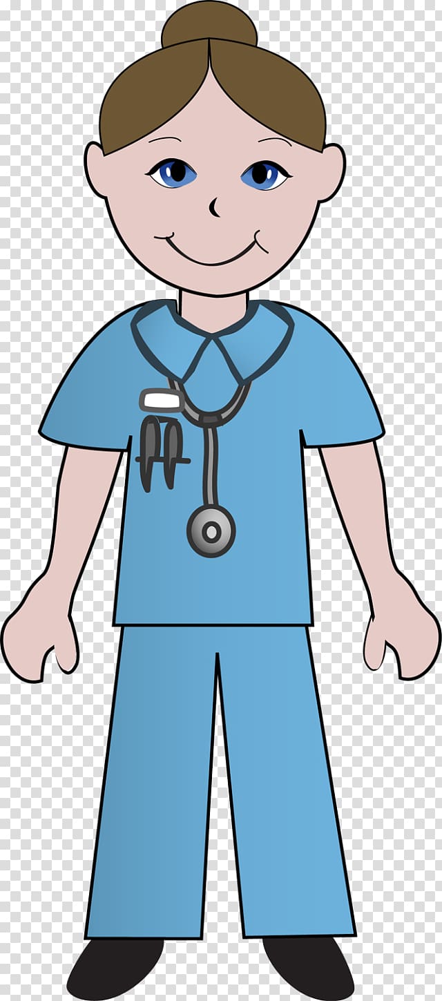 Friendly Nurse Illustration for Healthcare Websites & Educational Materials