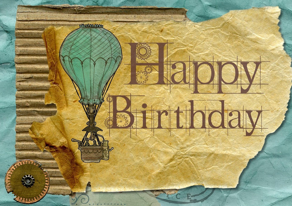Vintage Steampunk Birthday Card Design - Free Download & Inspiration