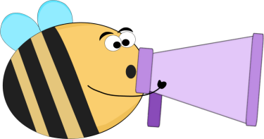 Cartoon Bee with Megaphone - Fun Illustration for Announcements & Communication