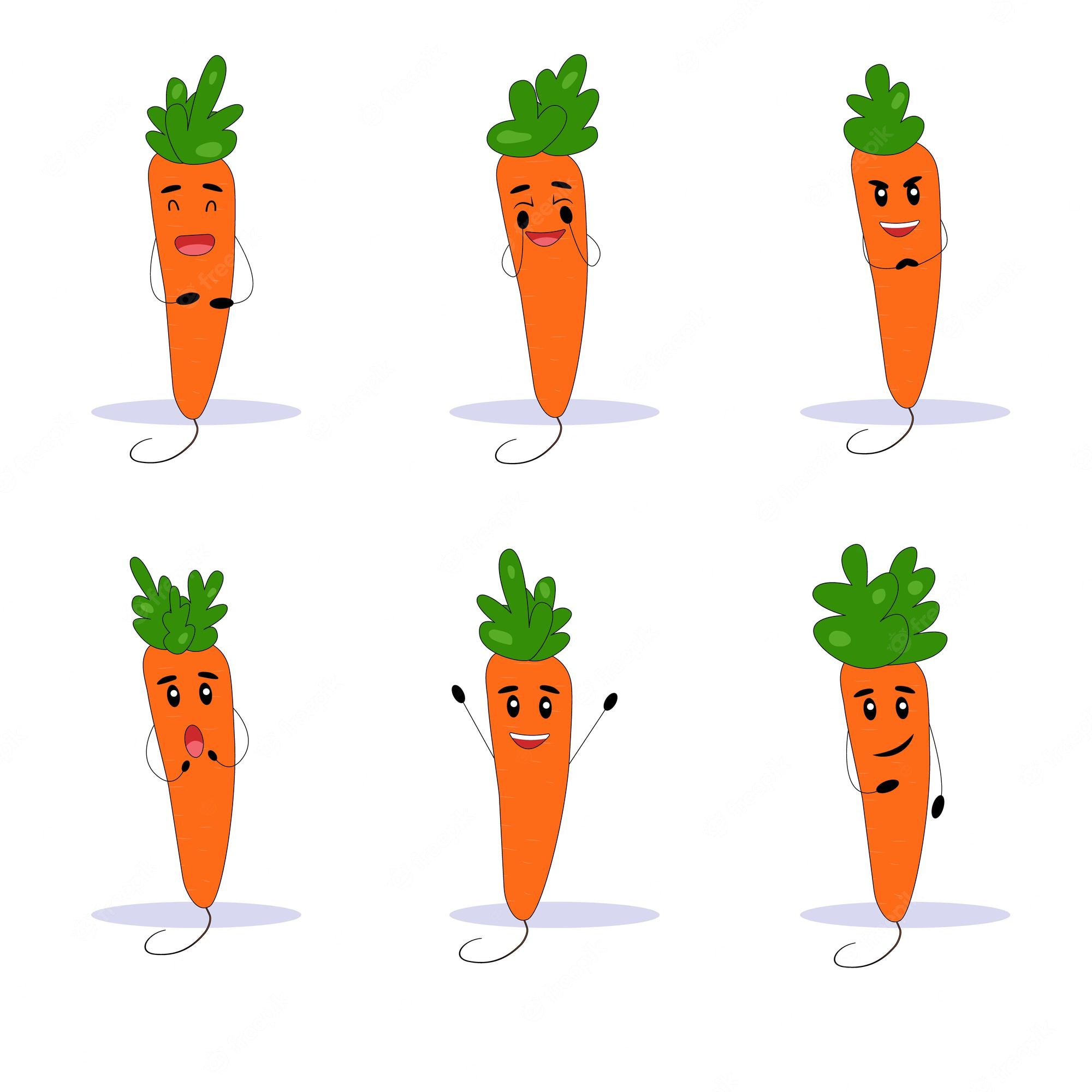 Carrots Funny Clip Art Library