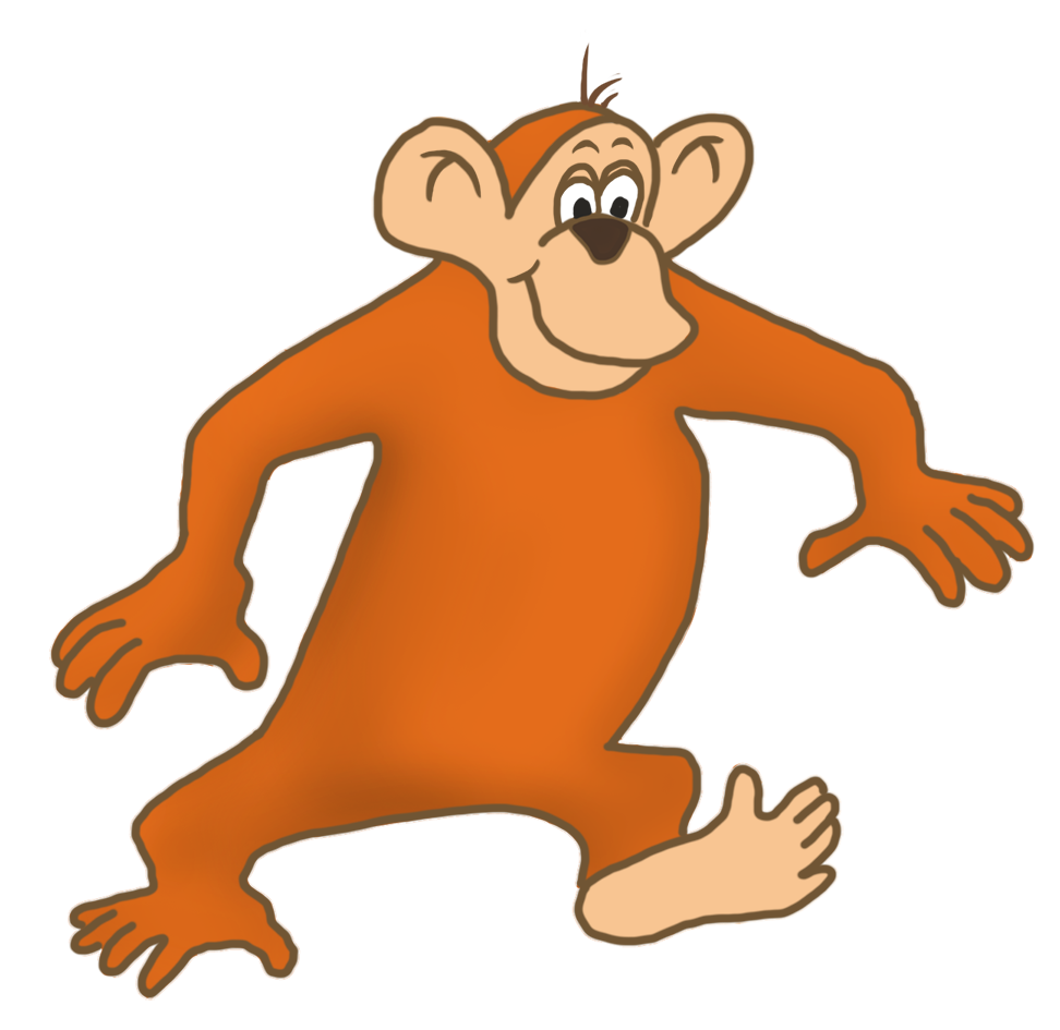 funny monkeys - Clip Art Library