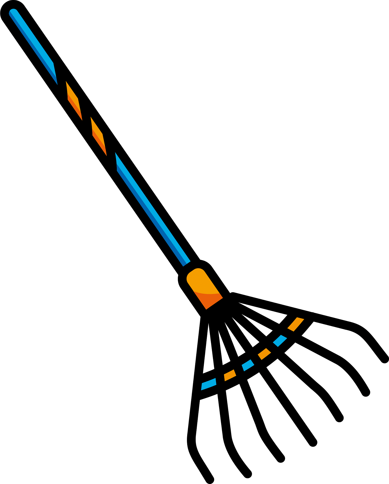 Rake SVG | Garden rake SVG | Garden rake clipart (2041977) - Clip Art ...