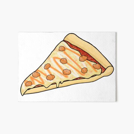 Illustrated Pepperoni Pizza Slice - Fun Food Art for Websites & Blogs