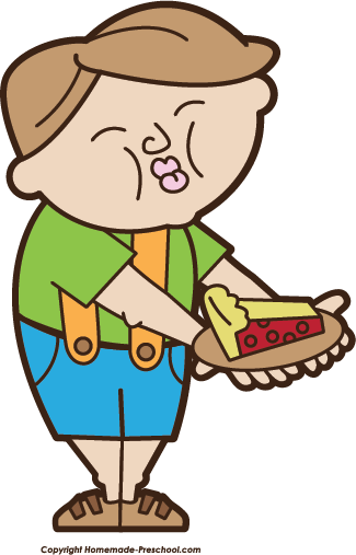 Cartoon Boy Enjoying Pizza - Free Clipart for Preschool & Kids’ Content