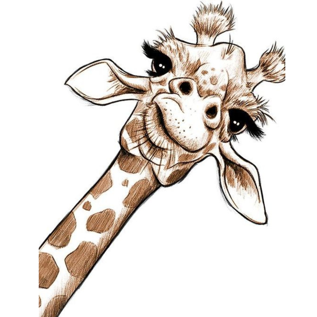 giraffe drawings - Clip Art Library