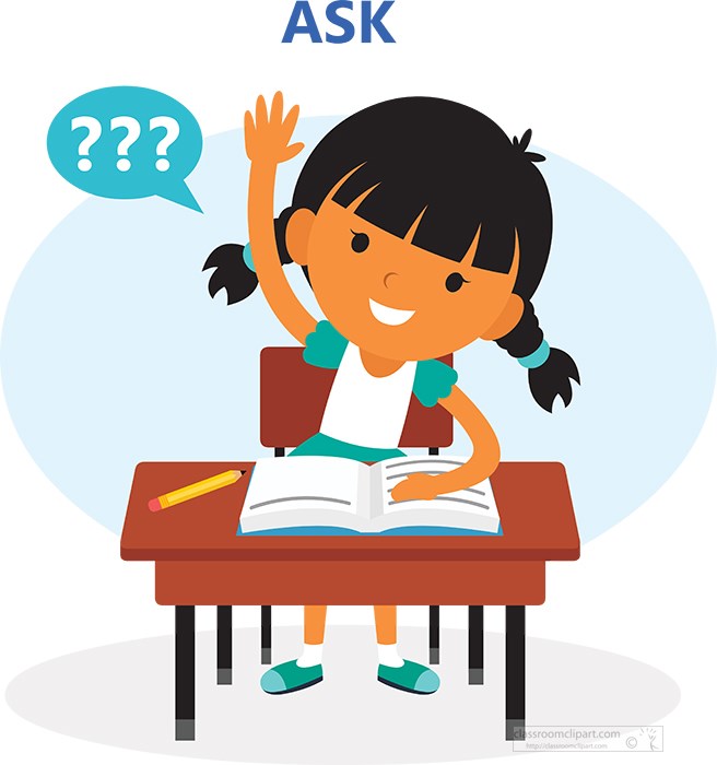 Student asking a question clipart. Free download transparent .PNG ...