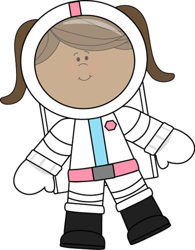 Girl Astronaut Clip Art - Free Download for Educational & Creative Projects
