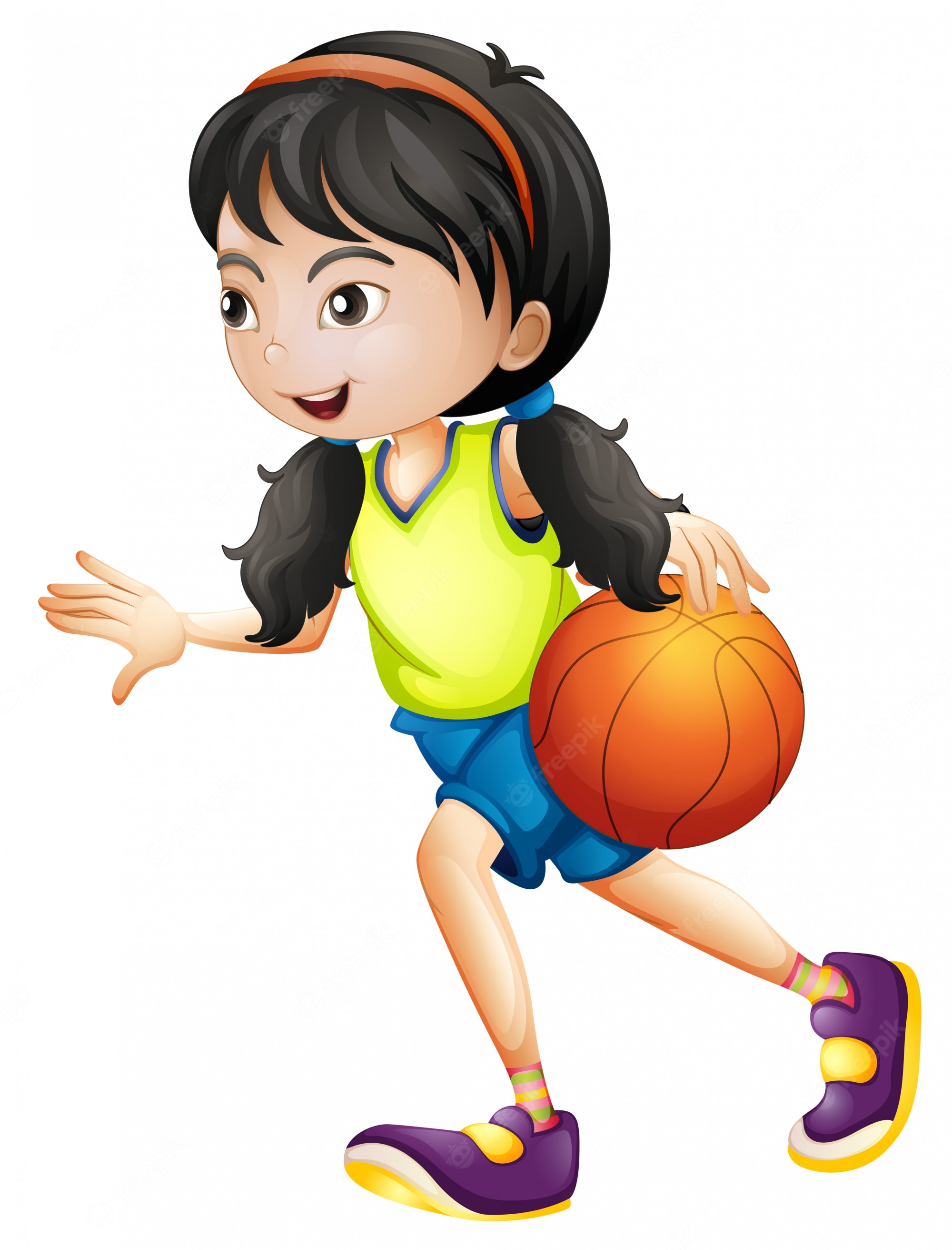 basketball girls - Clip Art Library