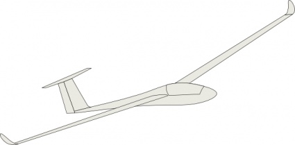Glider Aircraft Design Diagram - Aerodynamic Features and Structure