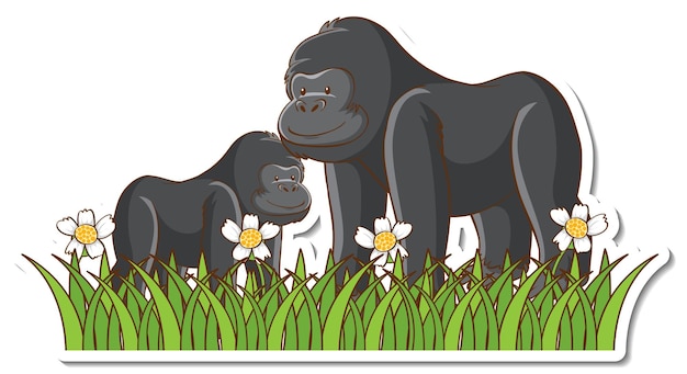 gorillas - Clip Art Library