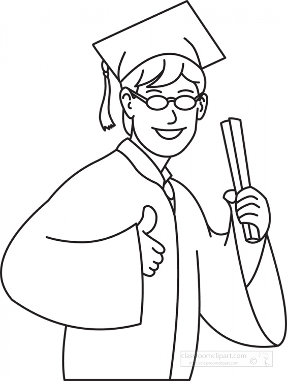 graduation blacks - Clip Art Library