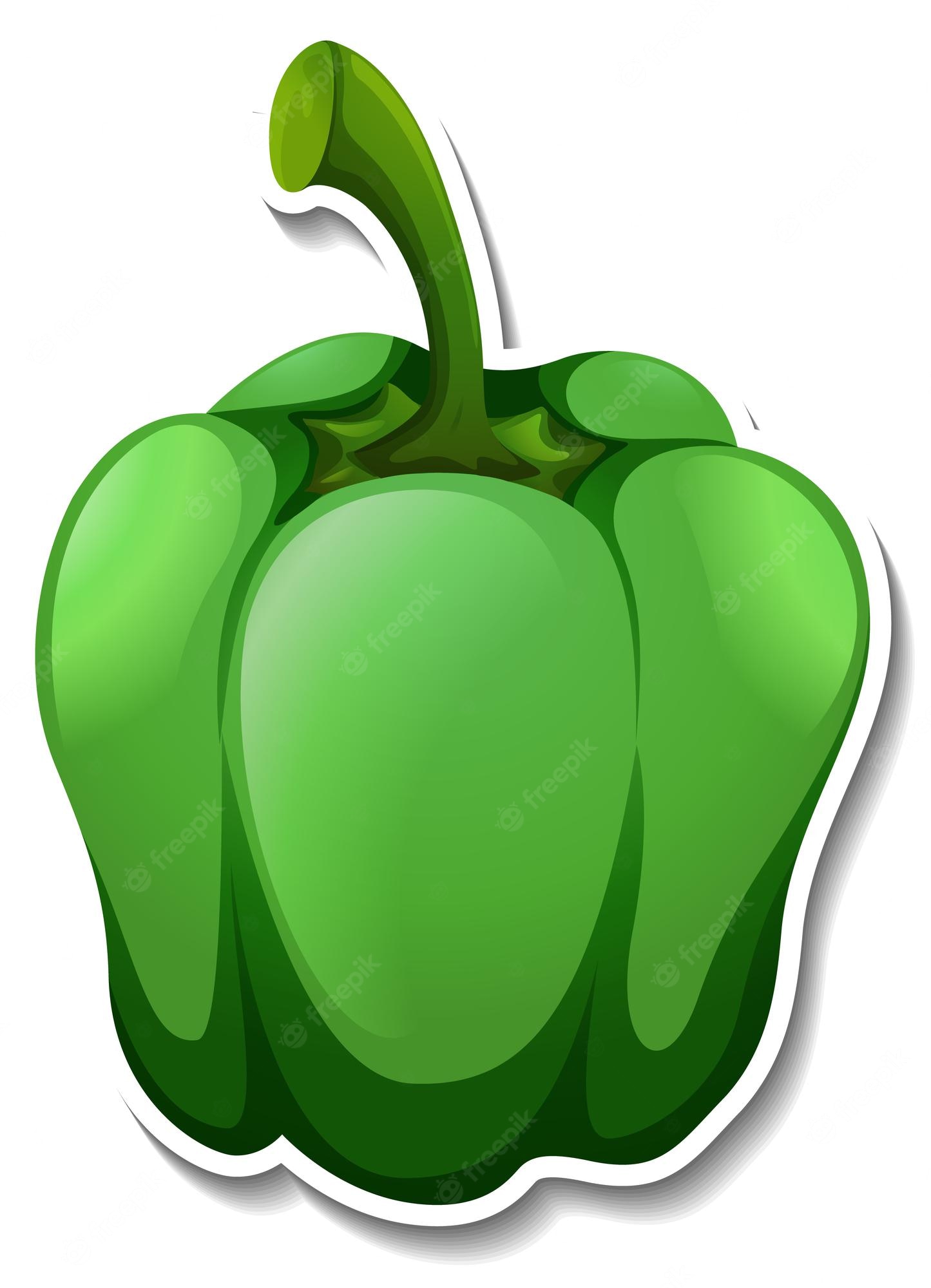 green pepper - Clip Art Library