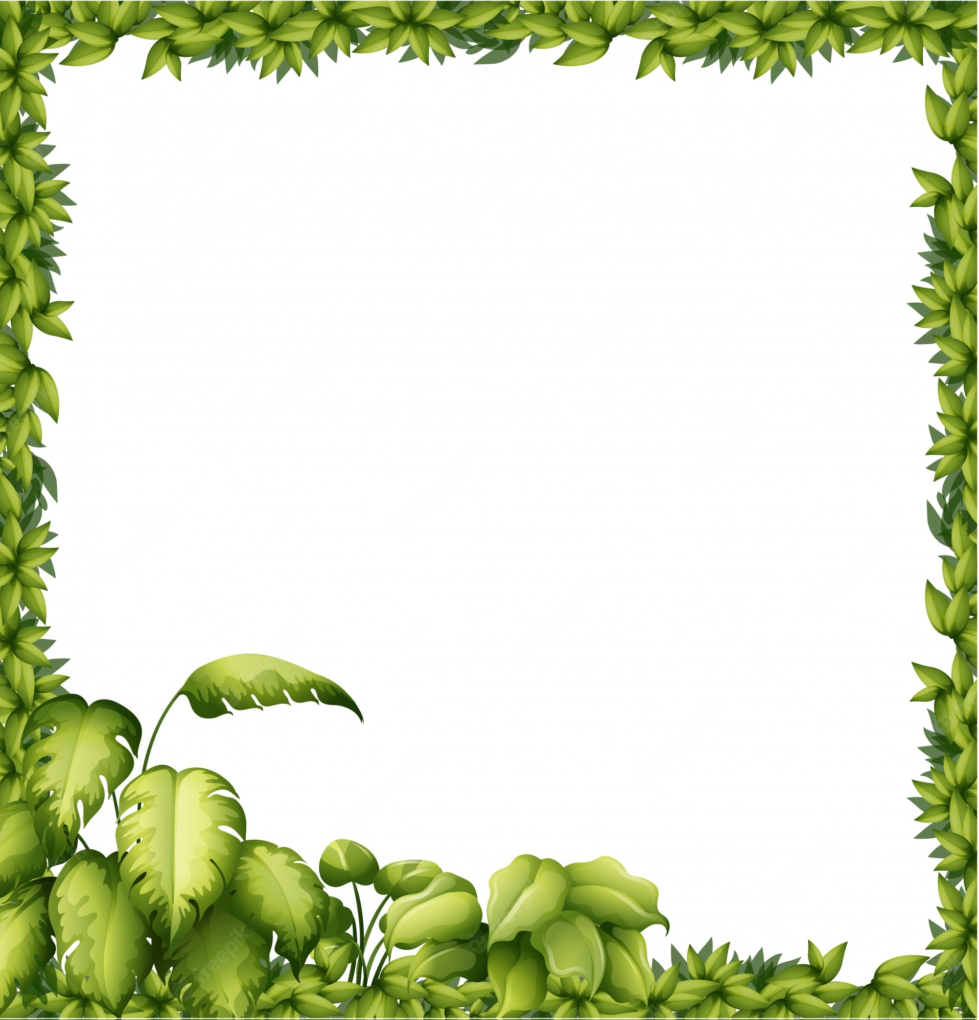 plantings border - Clip Art Library