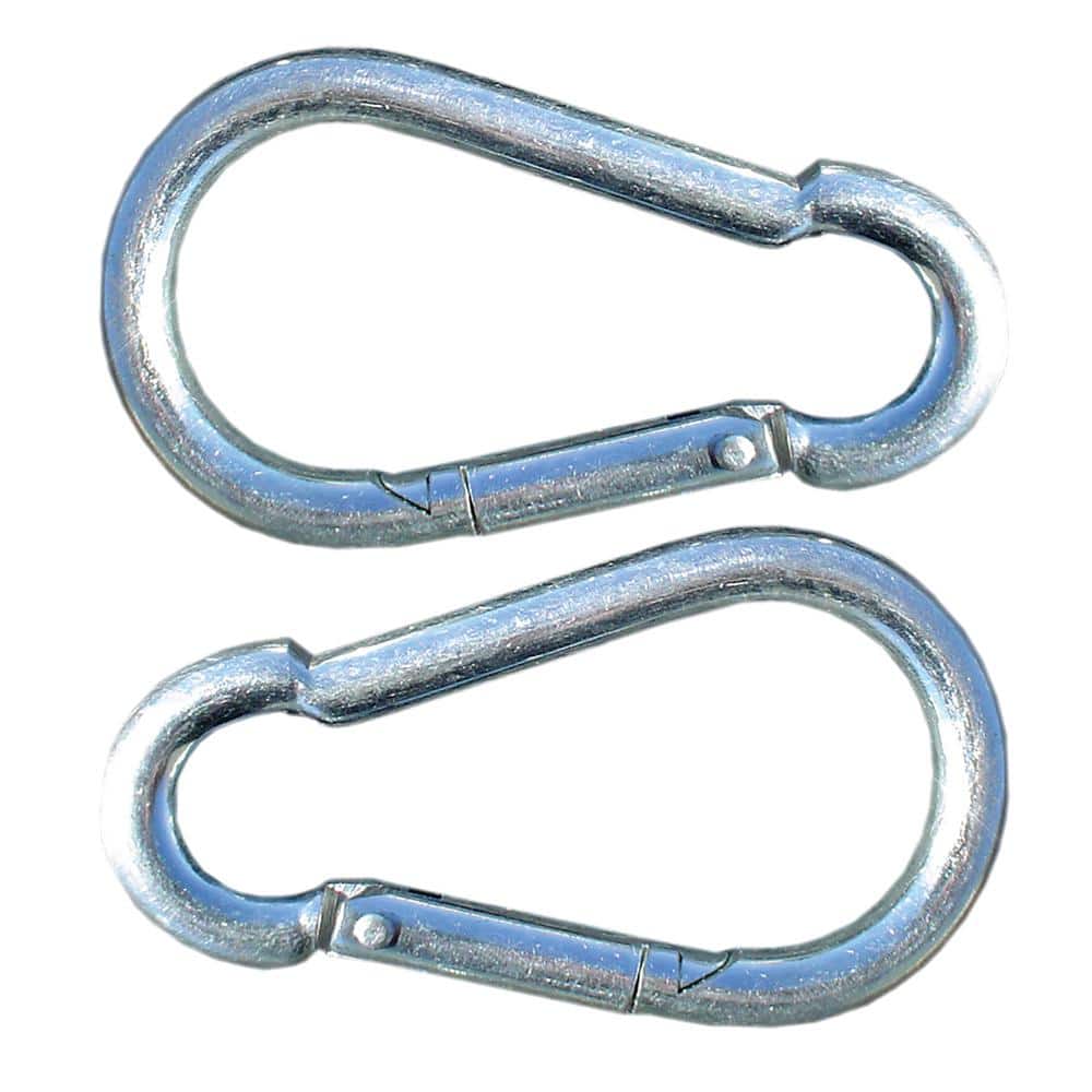 Heavy-Duty Steel Carabiners - Secure Snap Hooks for Camping, Climbing & Gear