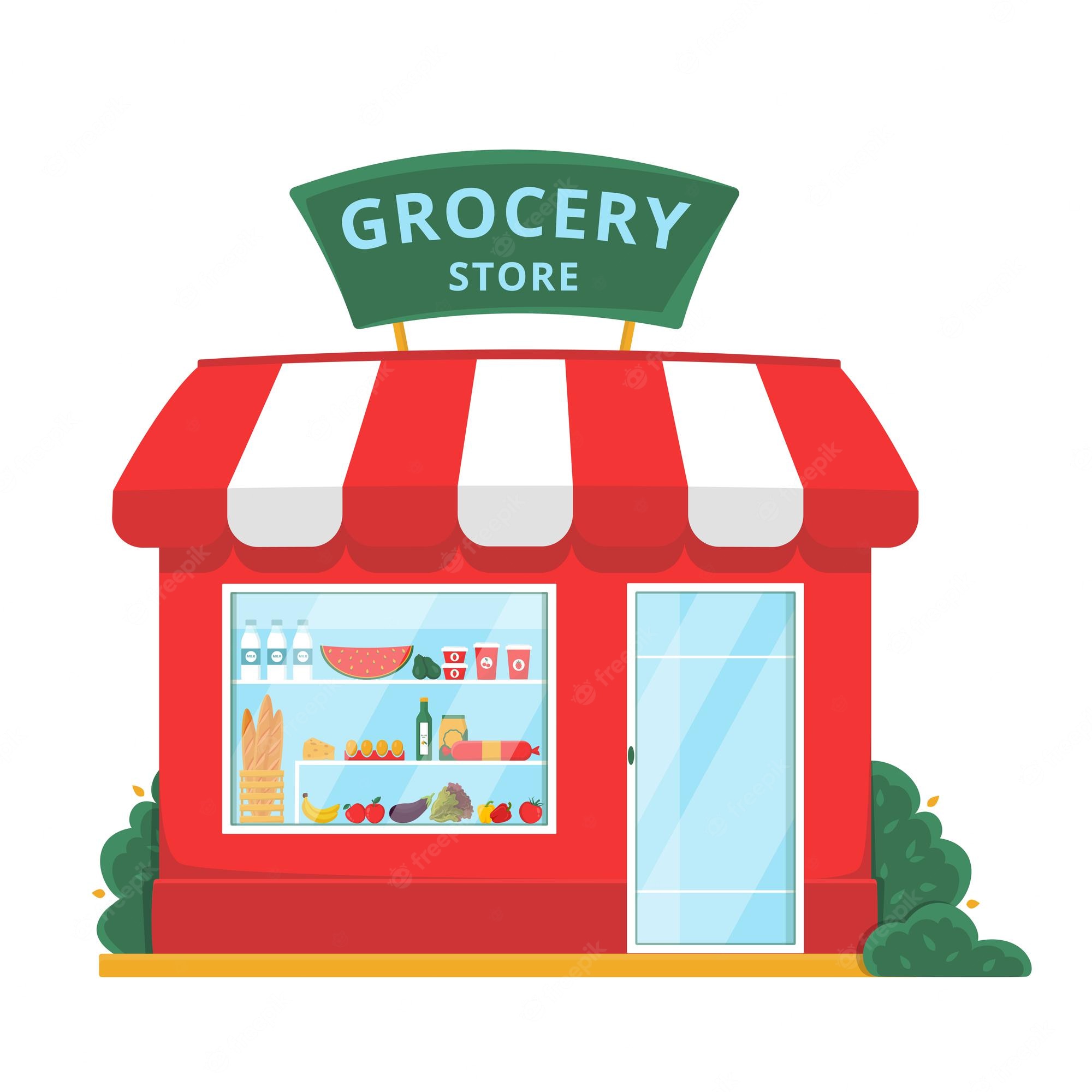 Grocery Store Clip Art Library
